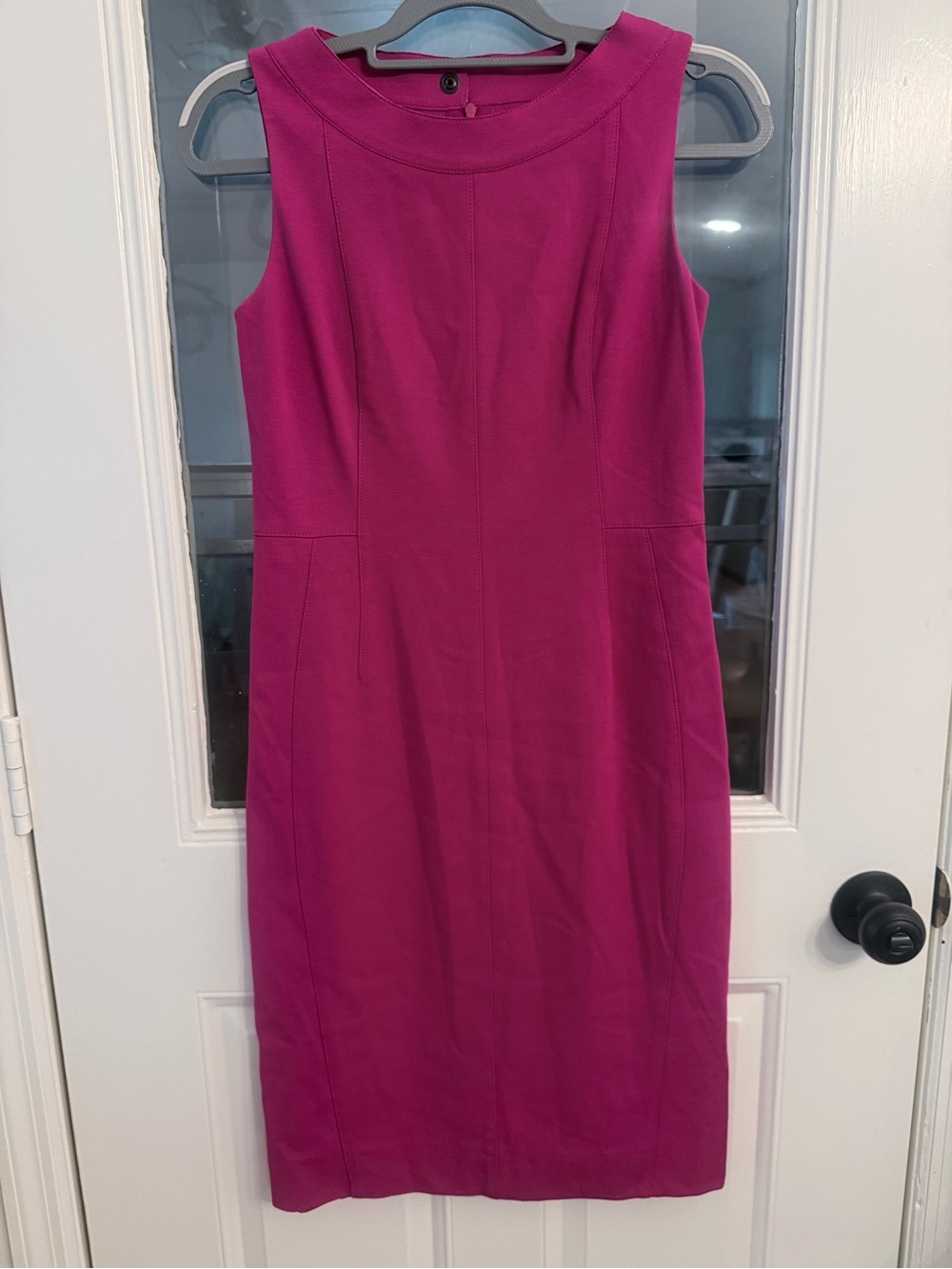 Akris Punto Fuchsia Sleeveless Midi Dress